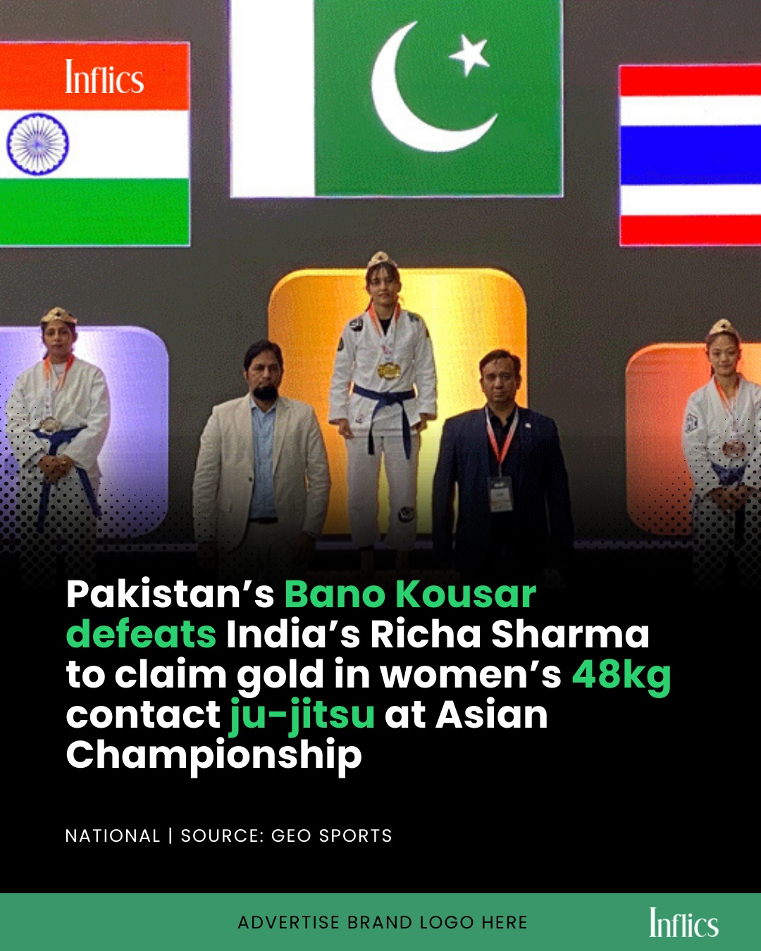 Inflics - Pakistan’s Bano Kousar defeated India’s Richa Sharma to claim ...
