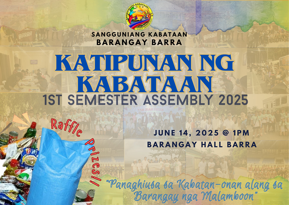 Sangguniang - 📣 Heads up, Kabataan ng Barangay Barra! The SK Barra ...