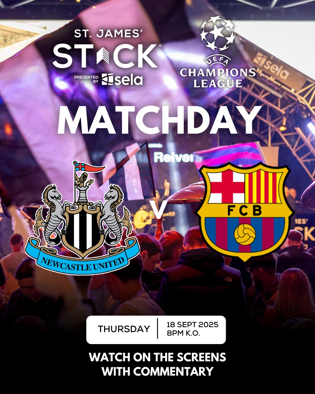 St James' STACK - ⚫⚪ The wait is nearly over... Champions... | Facebook