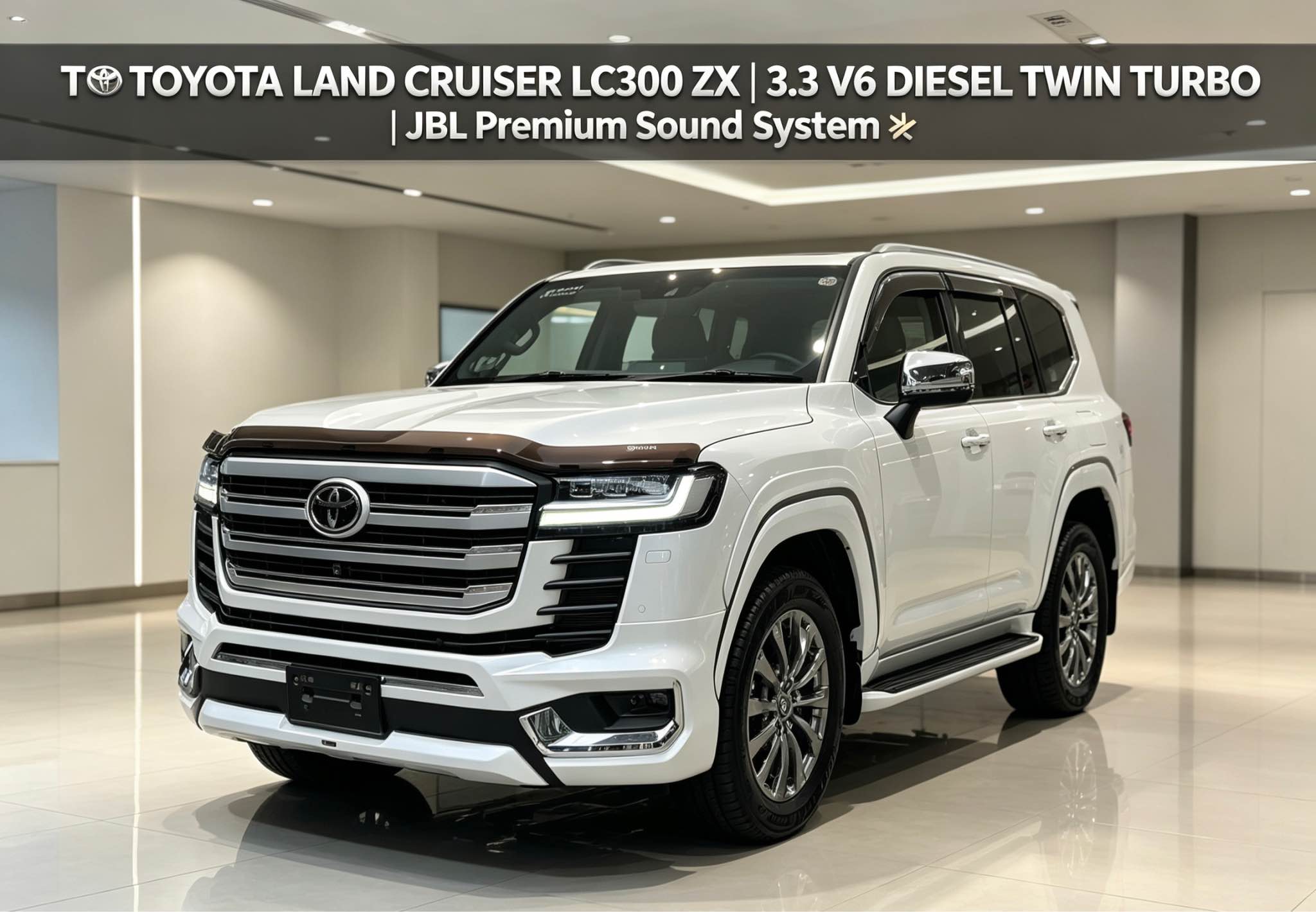 🔥TOYOTA LAND CRUISER LC300 ZX | 3.3 V6 DIESEL TWIN TURBO |JBL