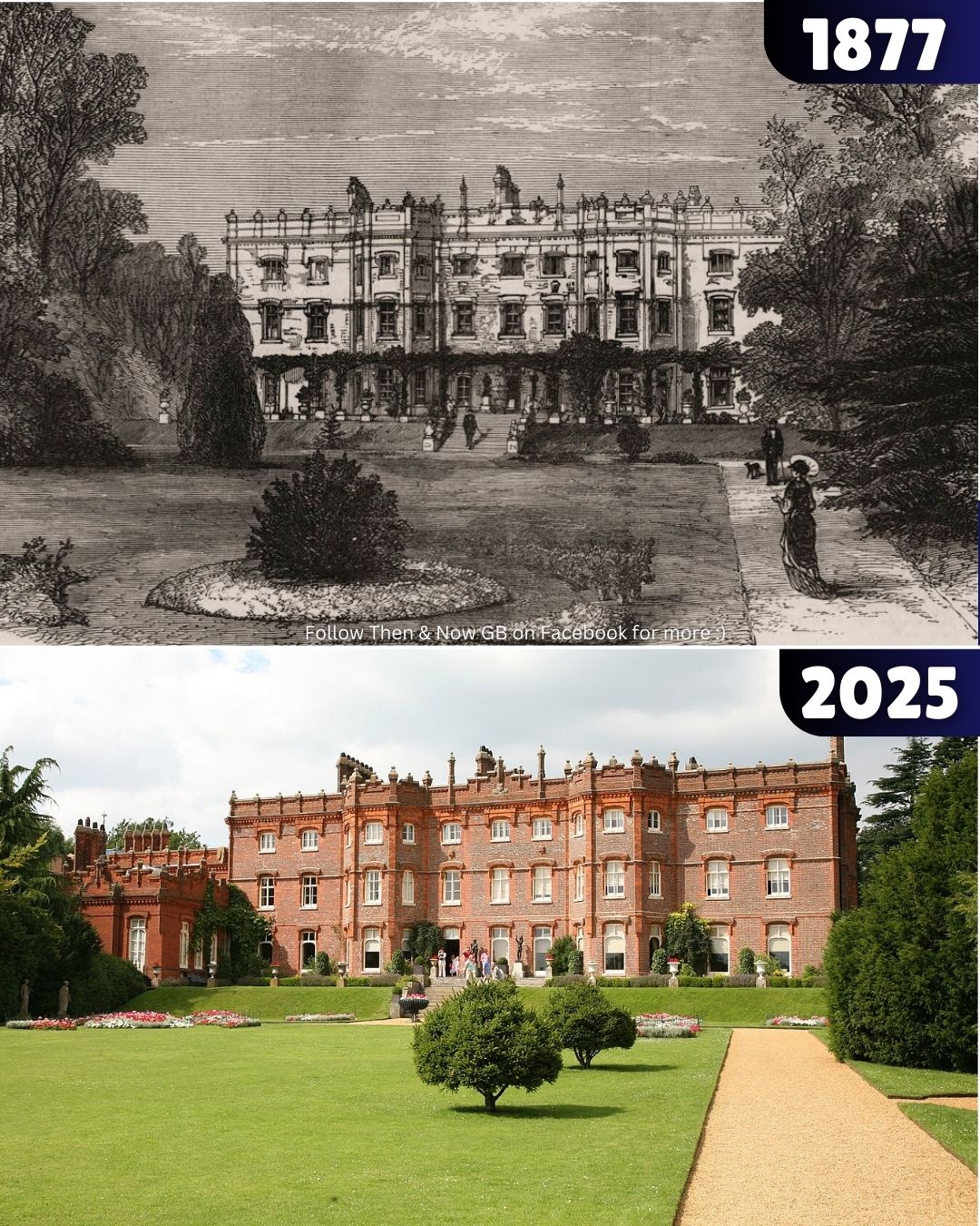 Then - Hughenden Manor, the country home of Victorian Prime Minister ...