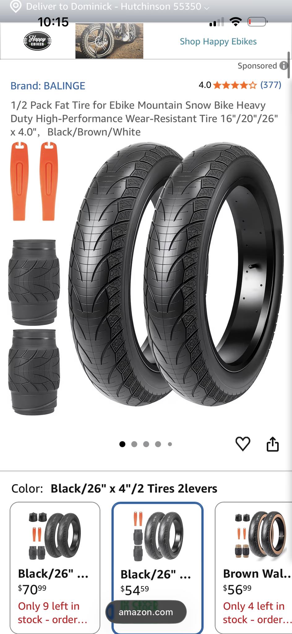 Would I be able to put these tires on the bike