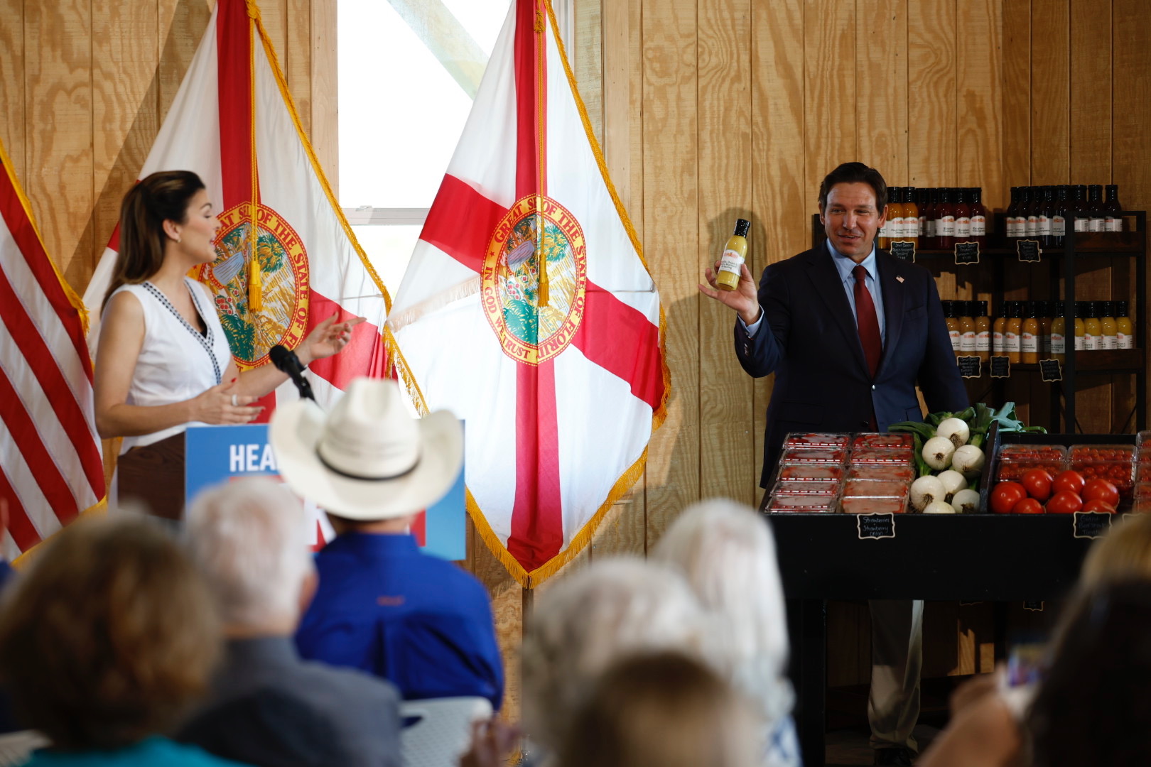 🇺🇸 Governor and First Lady DeSantis... - Golden Ridge Groves | Facebook