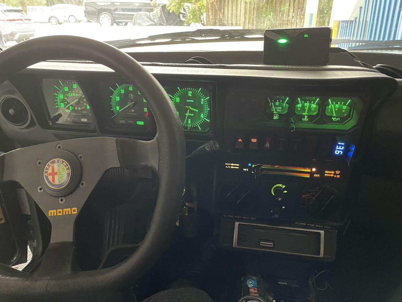 Écran Blanc De Compteur Pour Alfa Romeo 916 GTV & Spider - Neuf - (Nécessite Kit Odomètre)