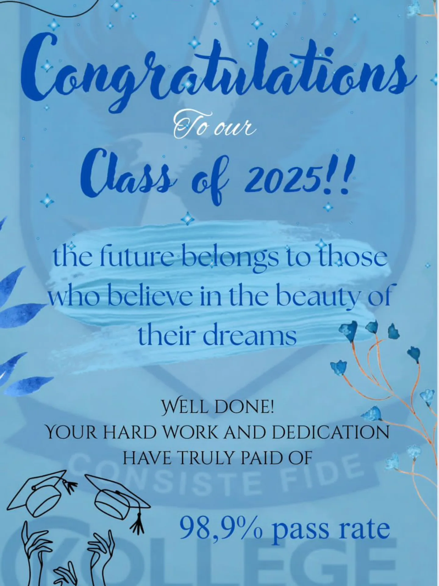 🎓 Congratulations, Class of 2025 🎓 We... - Kokstad College | Facebook