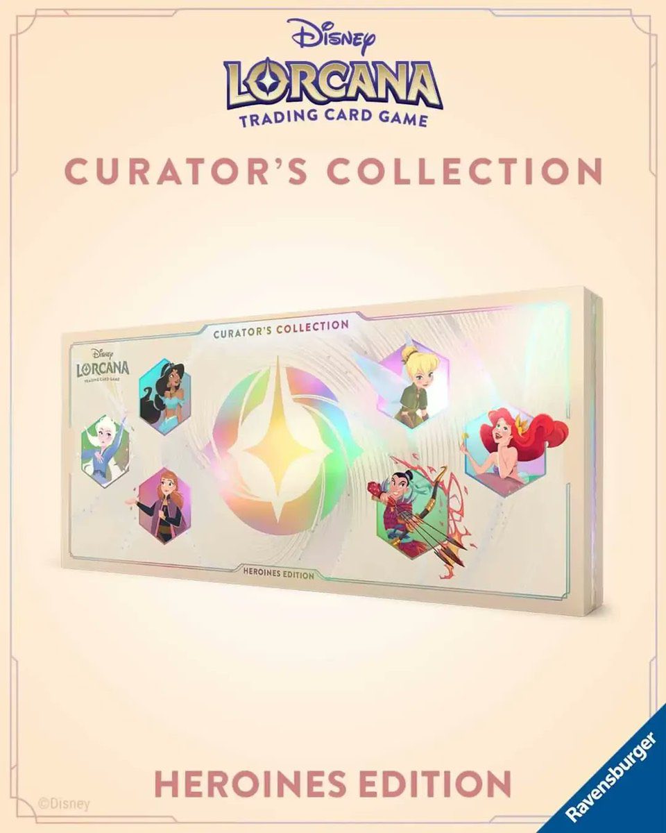 Disney Lorcana Curator's Collection Heroines edition launches July