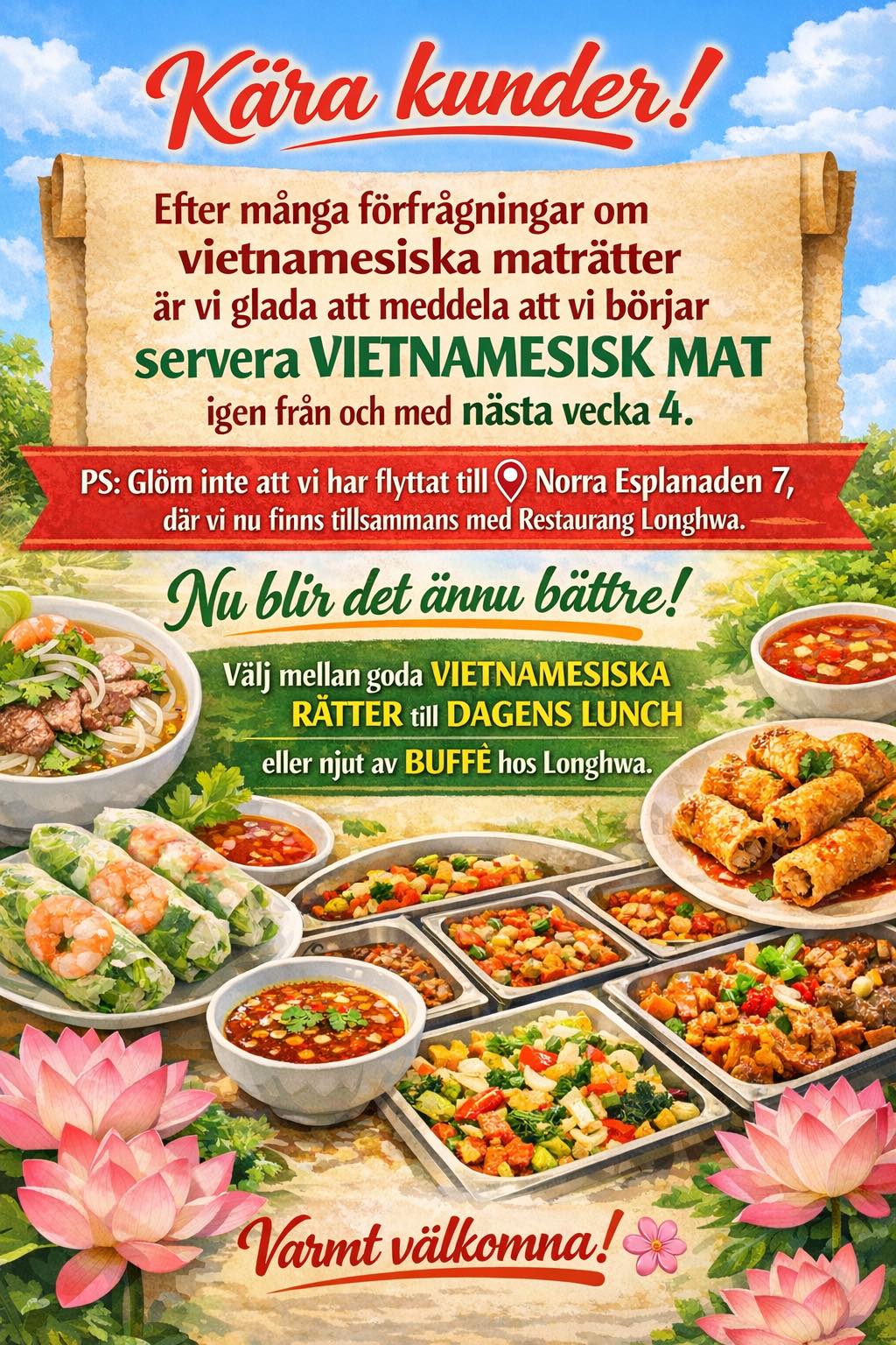 Long Việt - Nu är vi tillbaka 😊. Vi finns nu på Norra... | Facebook