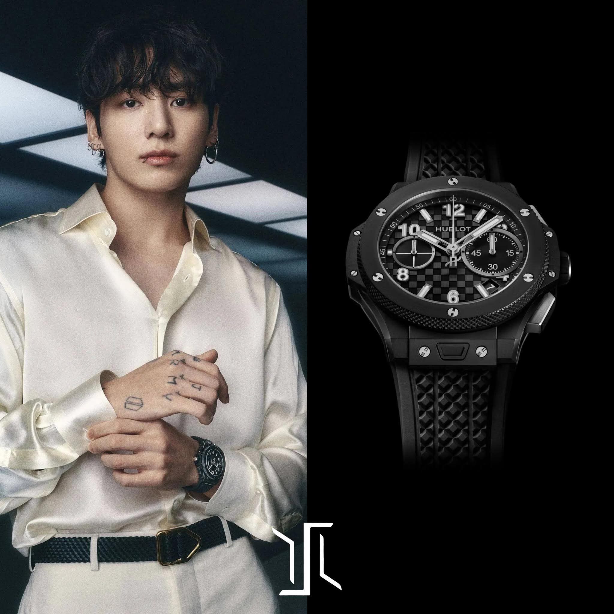 Luxury Shots | BTS member #JUNGKOOK is wearing a Hublot Big Bang