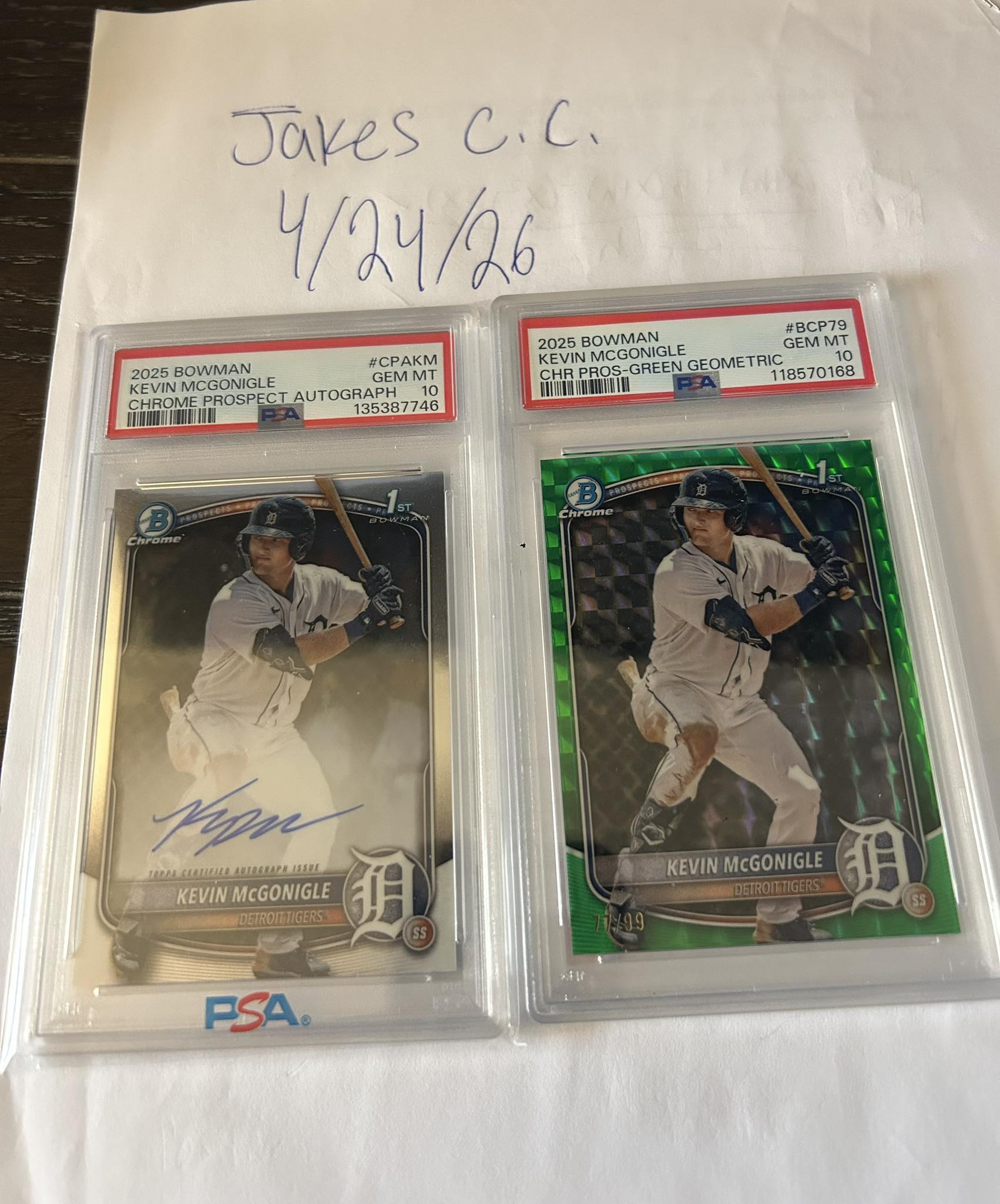Selling 2025 prizm bo nix manga psa 10