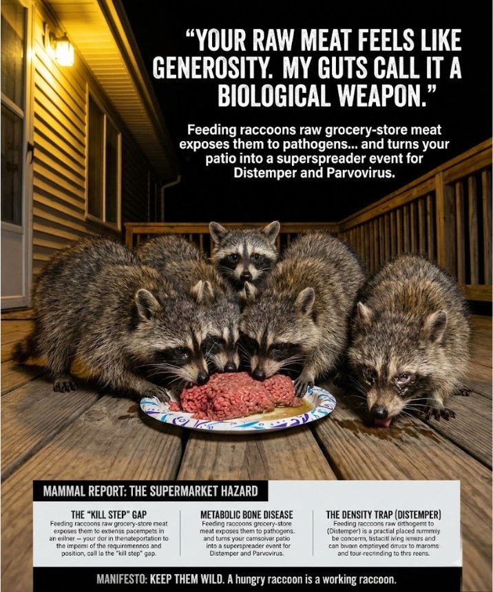 Voices - 🦝 The Raccoon: « THE MASKED PATIENT. » YOUR RAW MEAT FEELS ...