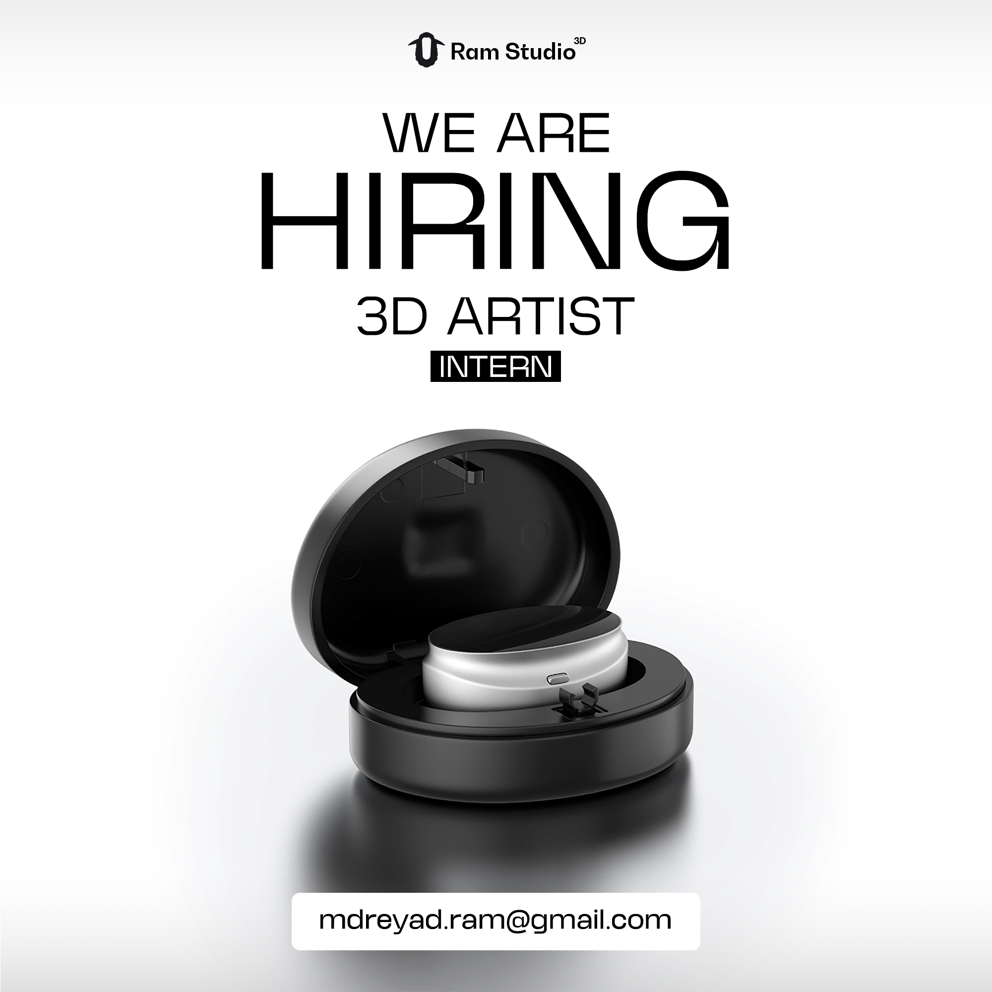 Ram Studio - 🚨 We’re Hiring! | Junior 3D Artist (Intern) 🚨... | Facebook