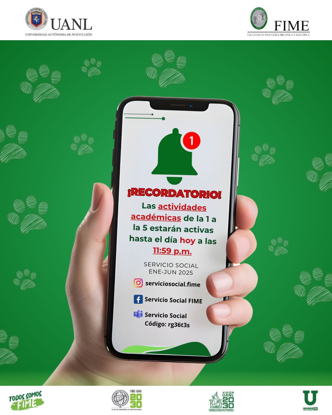 Servicio - AVISO IMPORTANTE‼️ ACTIVIDADES DEL SERVICIO SOCIAL Para ...