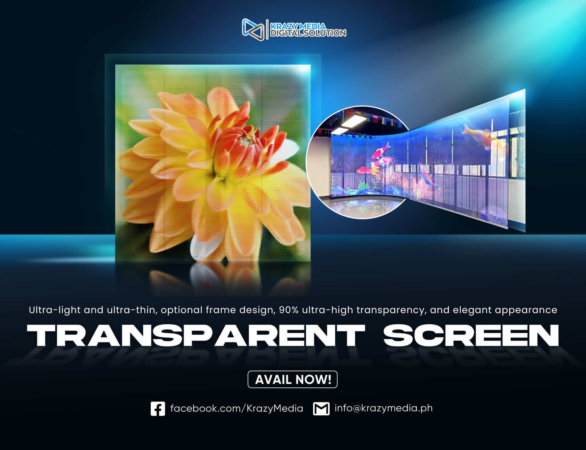 Krazy - Introducing the Transparent Screen! 🔲 A state-of-the-art ...