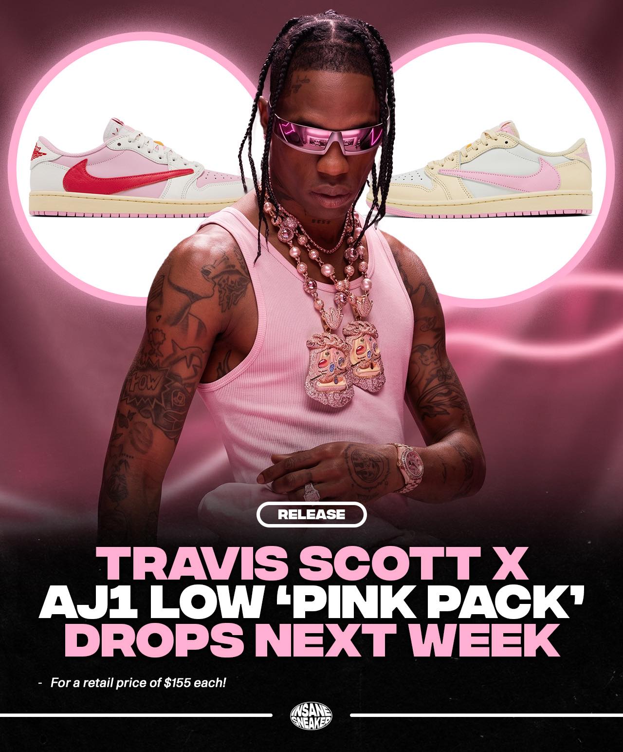 Travis Scott's Cactus Jack just released a new pink Nike