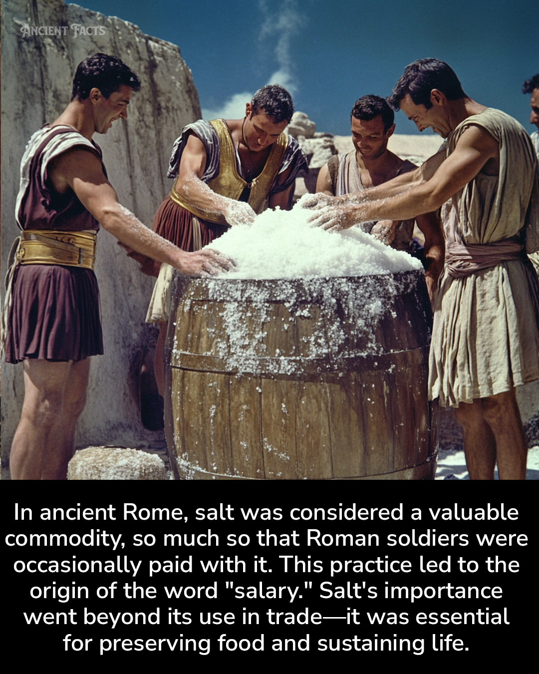 History - In ancient Rome, salt was far more than a simple seasoning—it ...