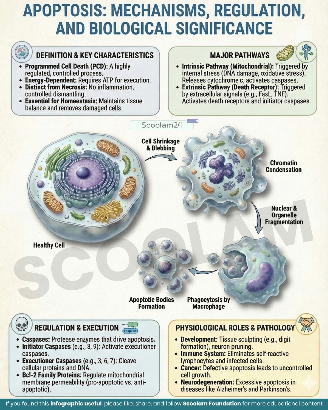 Scoolam - Apoptosis: Programmed Cell Death Apoptosis is a controlled ...