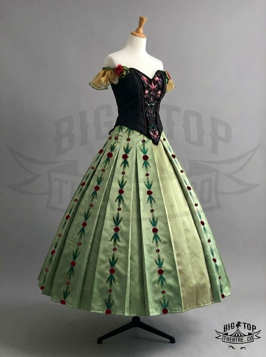 green anna dress frozen Our and Elsa Coronation/Quick Change dresses! ❄️ Fabric Type_Woven