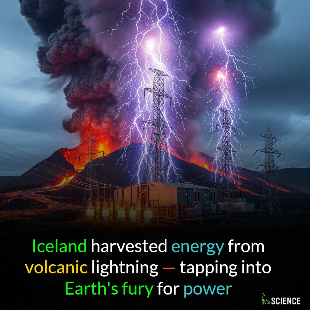 Picture of It's - Iceland harvested energy from volcanic lightning — tapping into ...