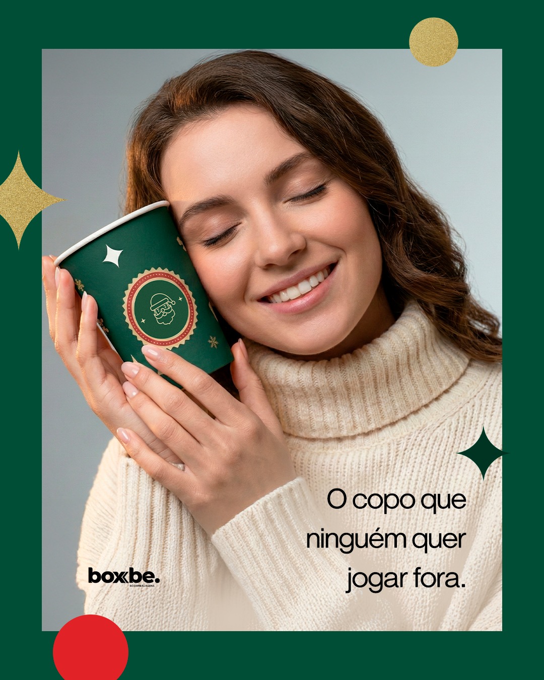 BoxBe - Os Copos Natalinos da BoxBe foram criados com tanto cuidado que ...