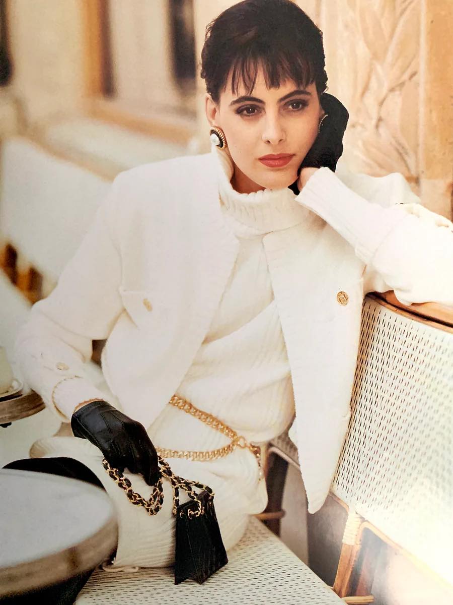 CHANEL 1986 1987 AUTUMN WINTER CATALOGUE INÈS DE LA FRESSANGE