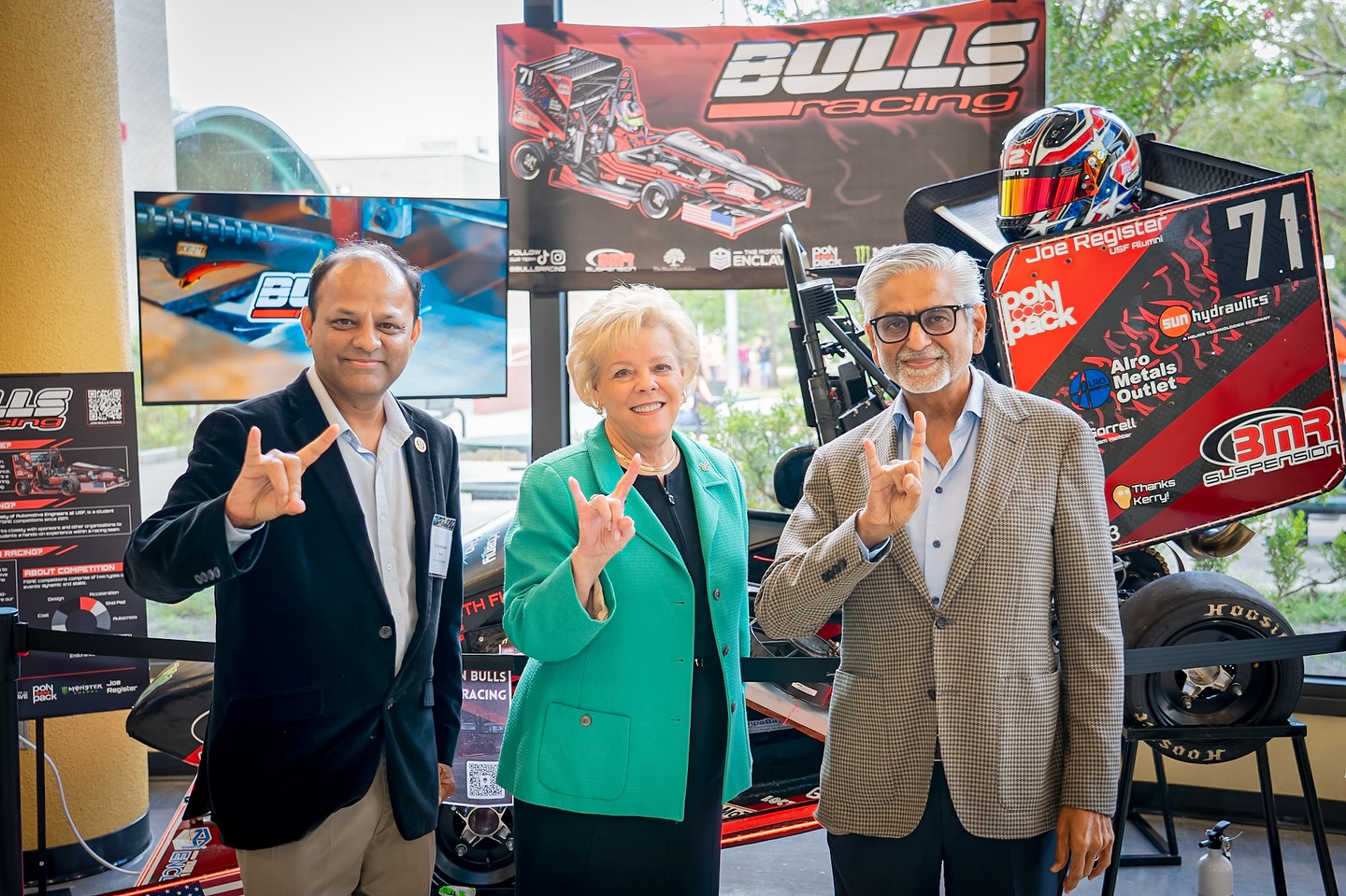 Bulls Racing - President Rhea Law stopped by our F25... | Facebook