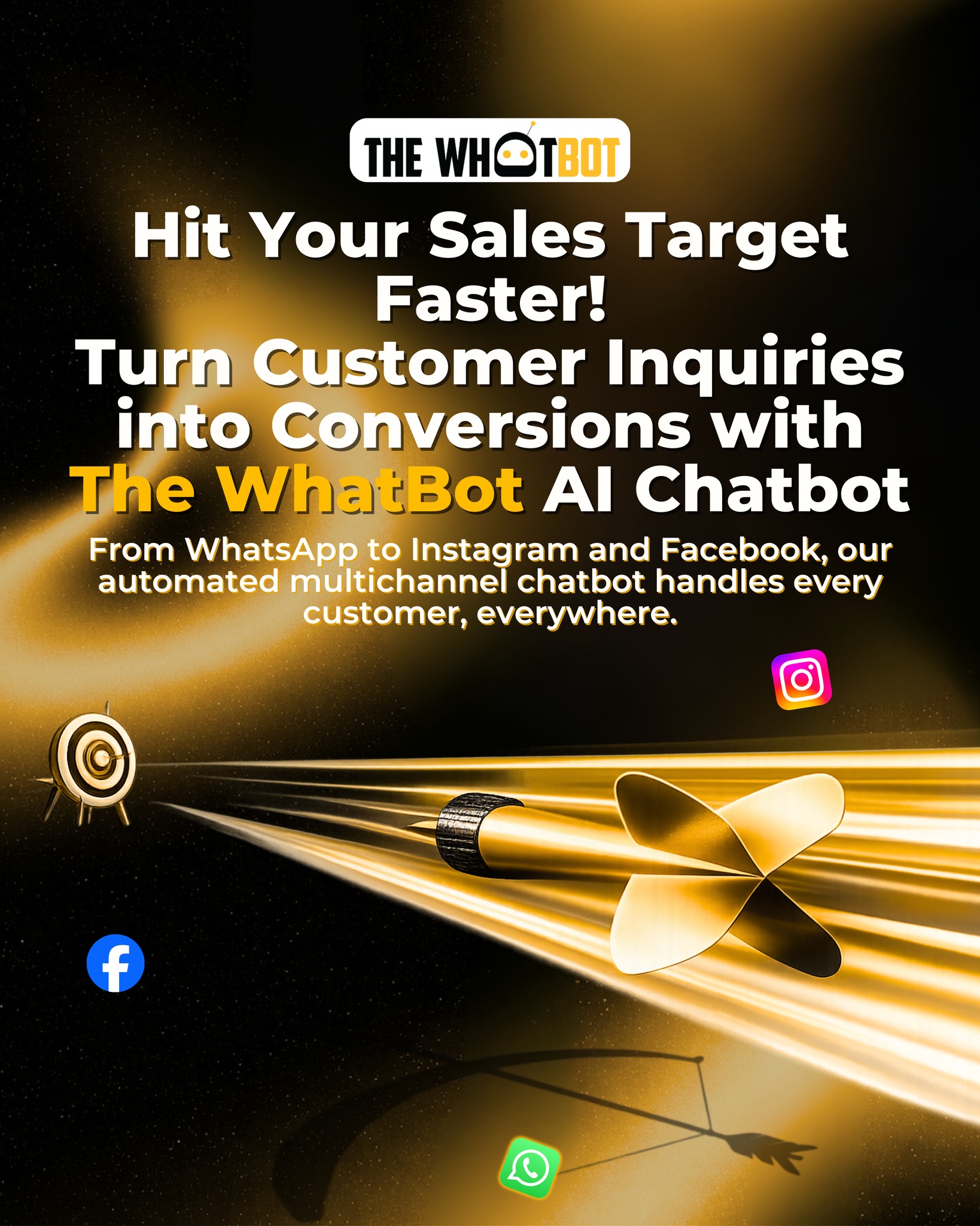 The WhatBot - 🎯 Hit your sales targets smarter, not... | Facebook
