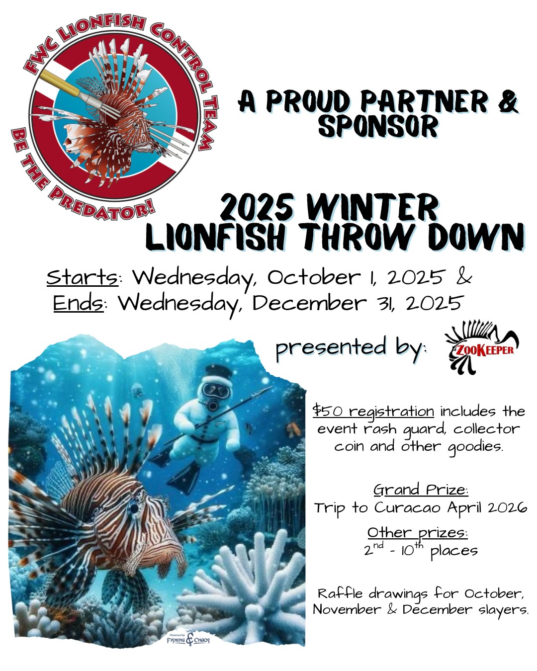 REEF Invasive Lionfish Program | Key Largo FL
