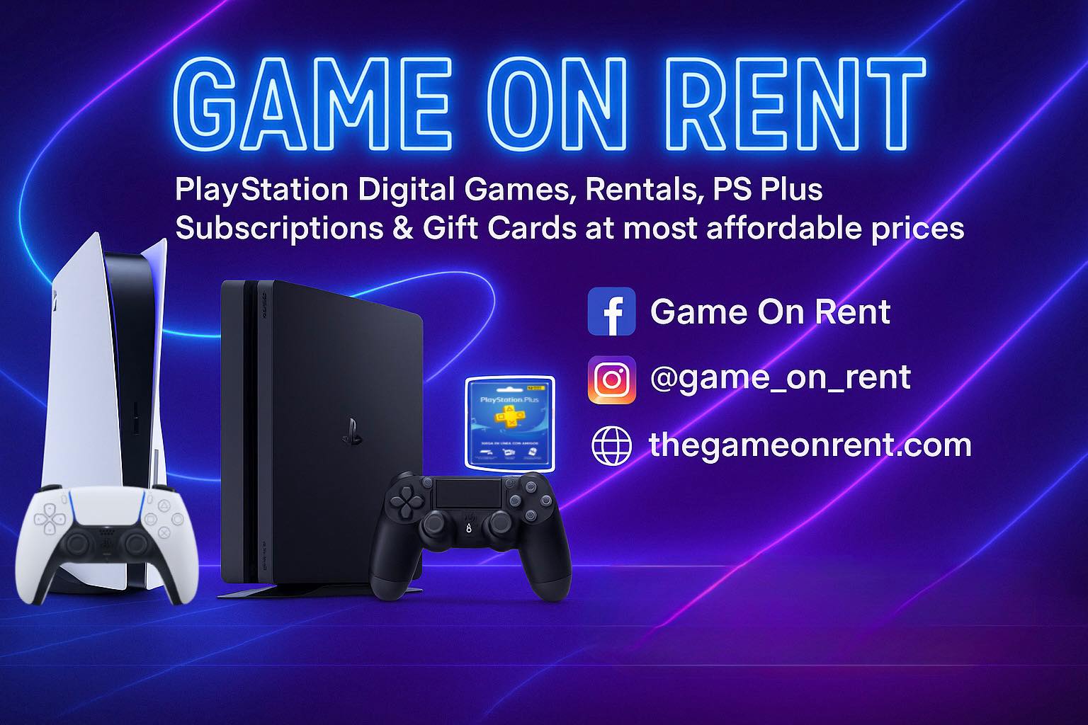 Game On Rent | Dhaka