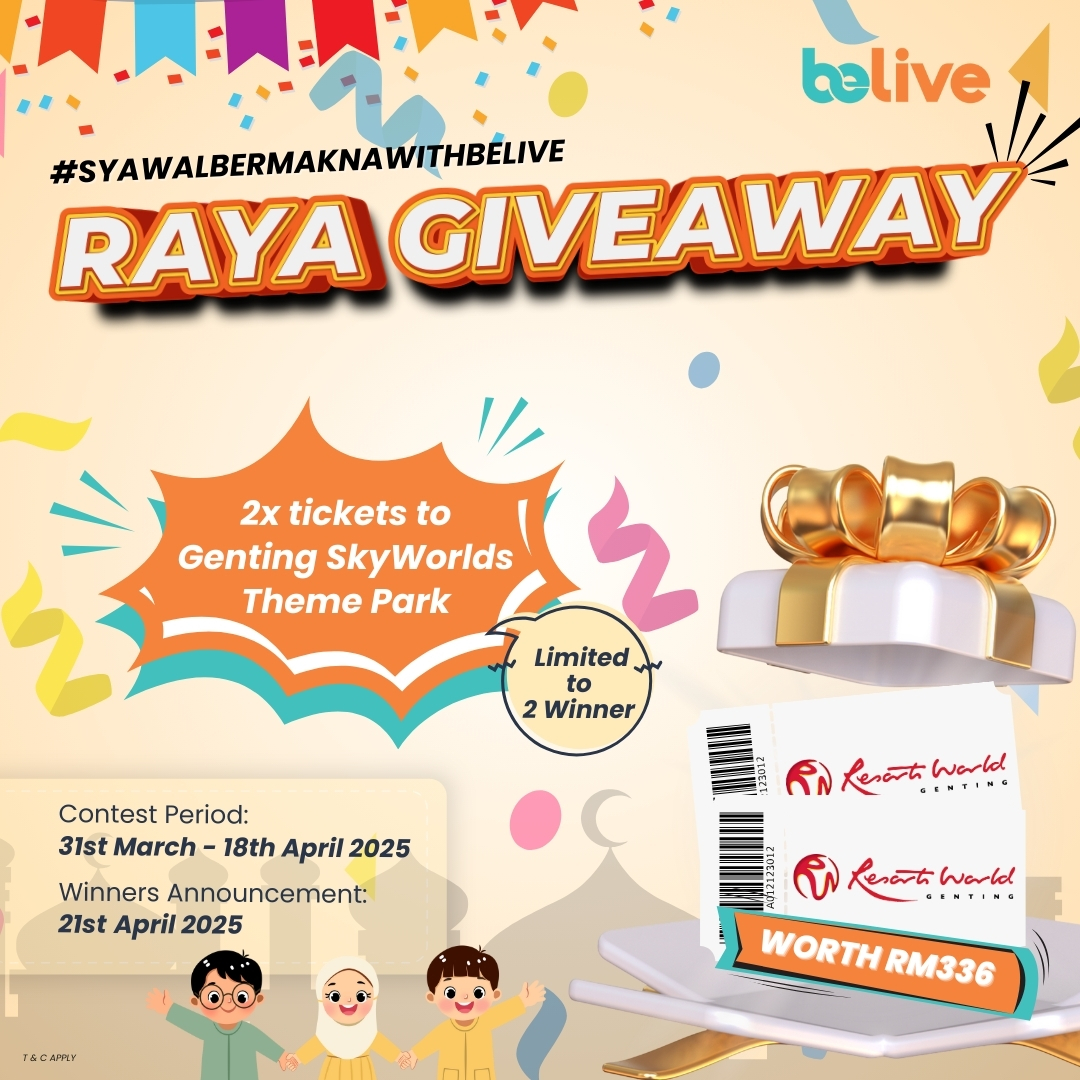BeLive Coliving - 🚨🎉 ANNOUNCEMENT: RAYA CONTEST GIVEAWAY... | Facebook