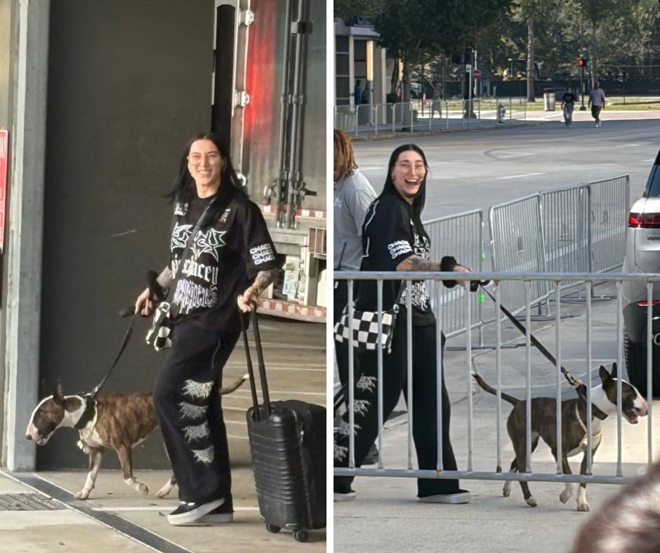 Shawn - Rhea Ripley hanging out with Barry 🐶😍 | Facebook