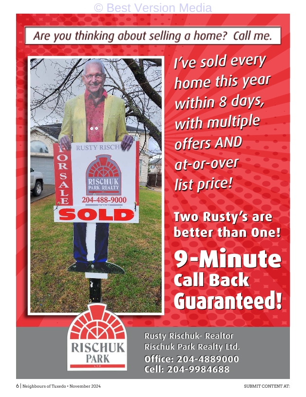 Rusty Rischuk Realtor Rischuk Park Realty | Winnipeg MB