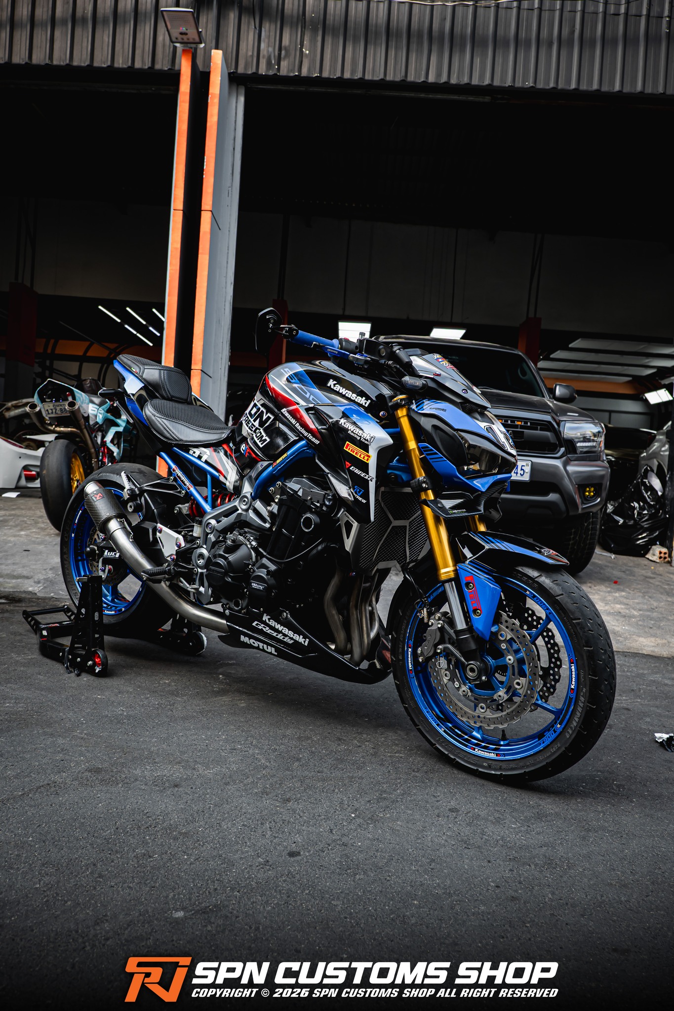 Kawasaki Z900 Design by SPN Customs Shop For more information