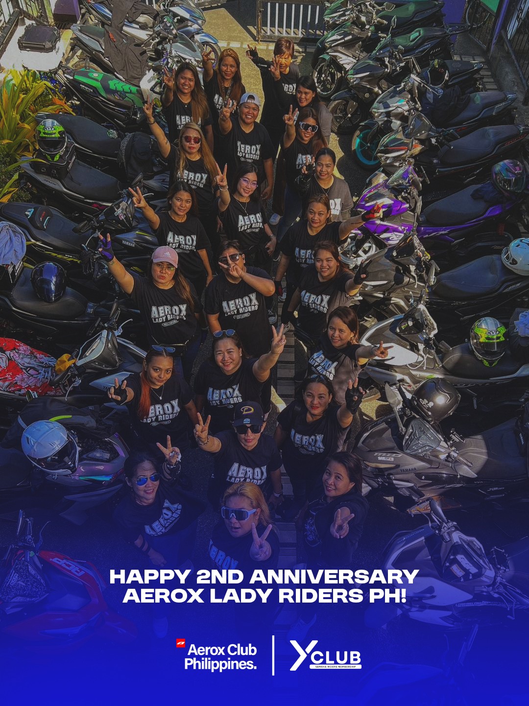 Aerox - Happy 2nd Anniversary, Aerox Lady Riders PH! 🎉 As we celebrate ...