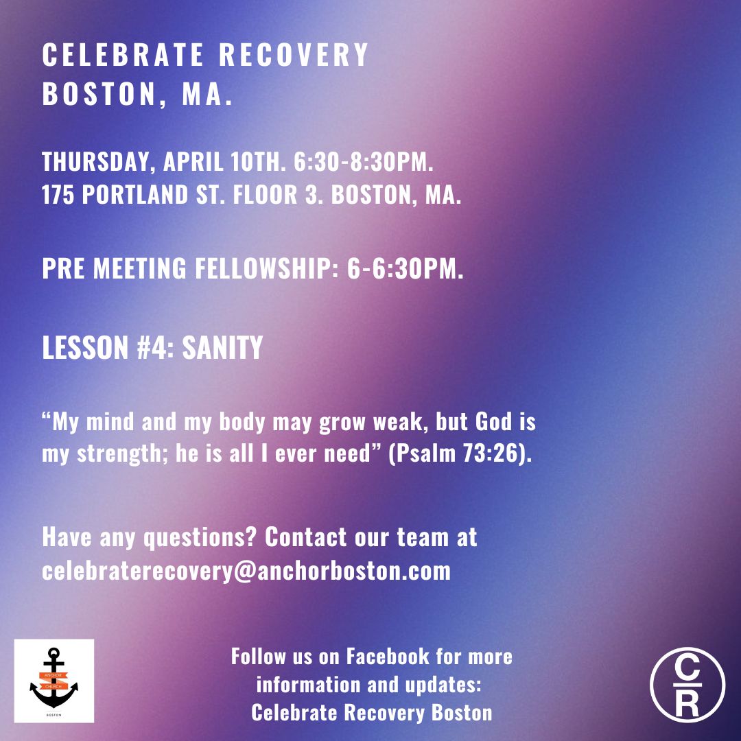 Celebrate Recovery Boston | Boston MA
