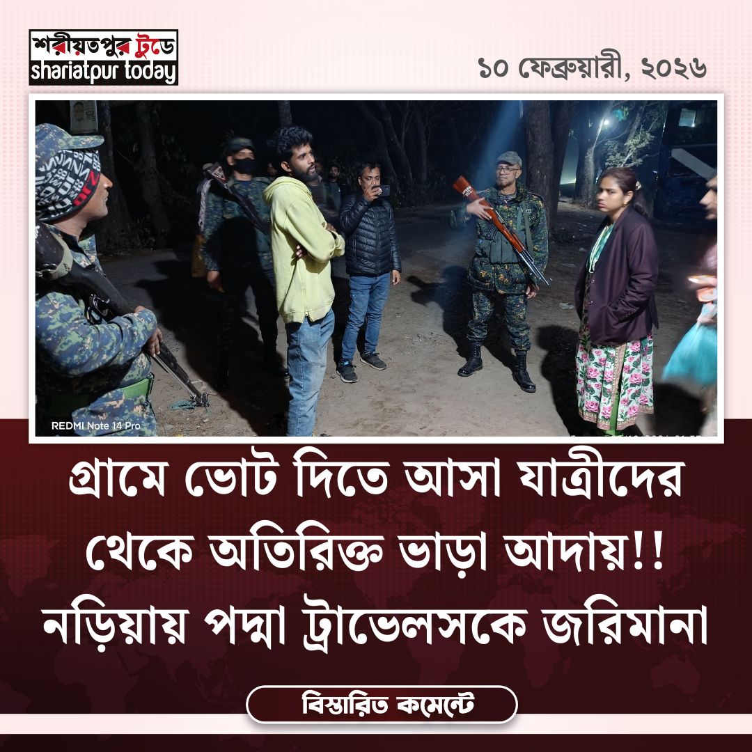 Shariatpur Today | Dhaka