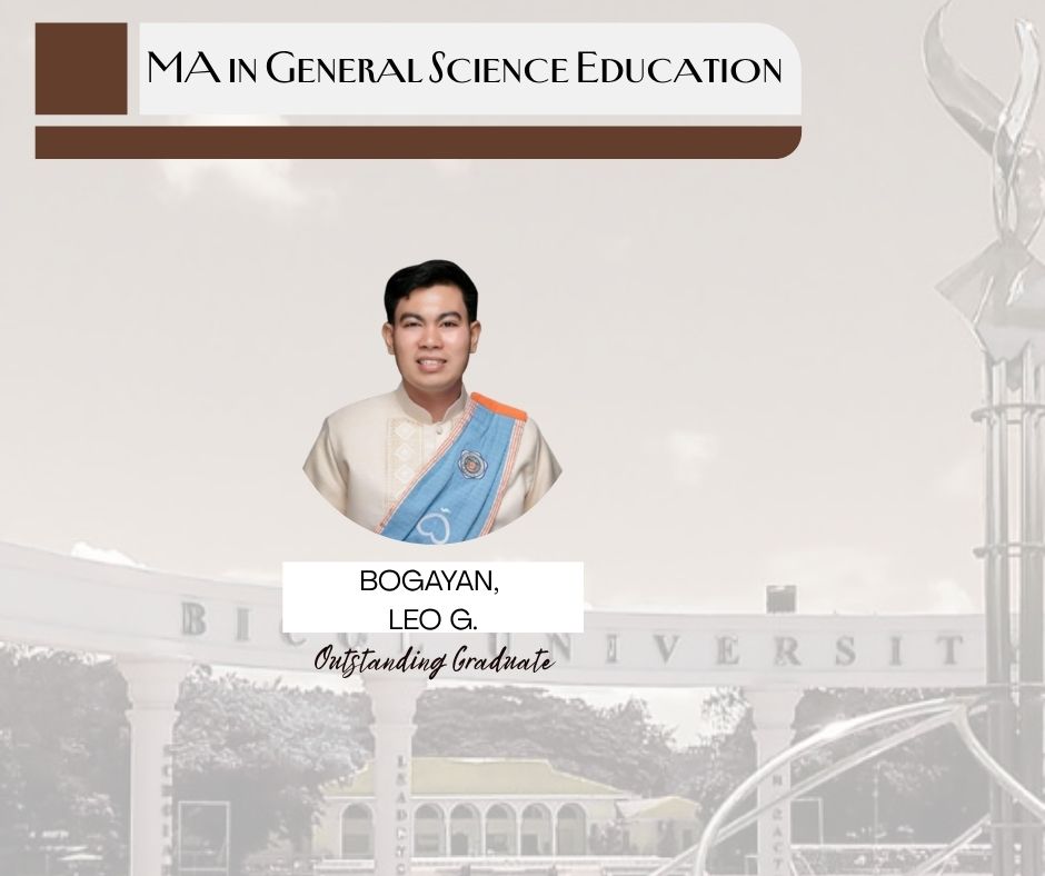 D... - DOST - SEI Cbpsme Bicol University Graduate Scholarship