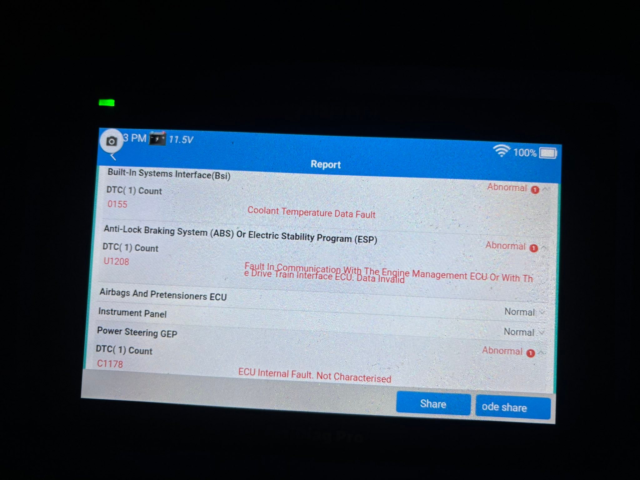 Why does Peugeot 308 have issues with auto VIN read and module