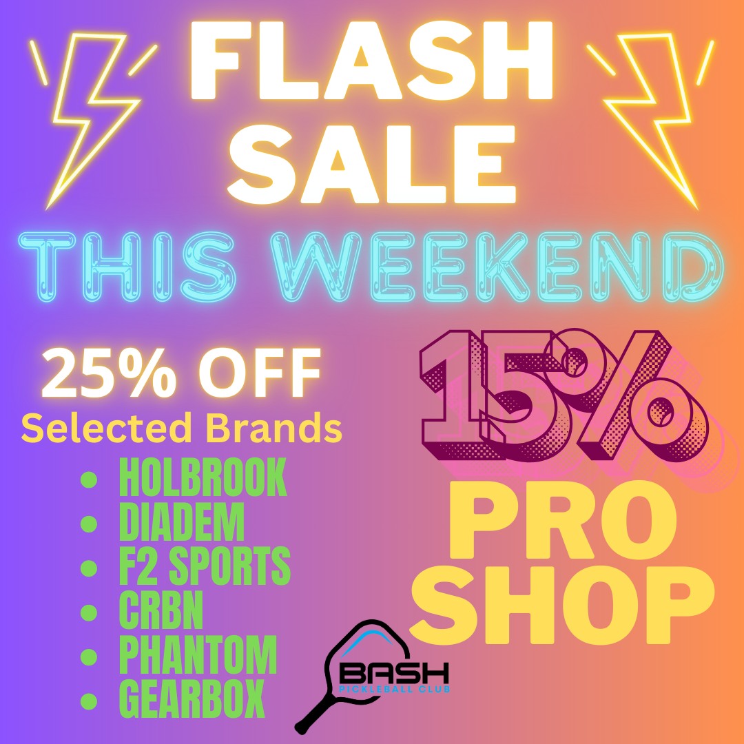 FLASH SALE THIS WEEKEND!!! 15% off entire pro shop 25% off