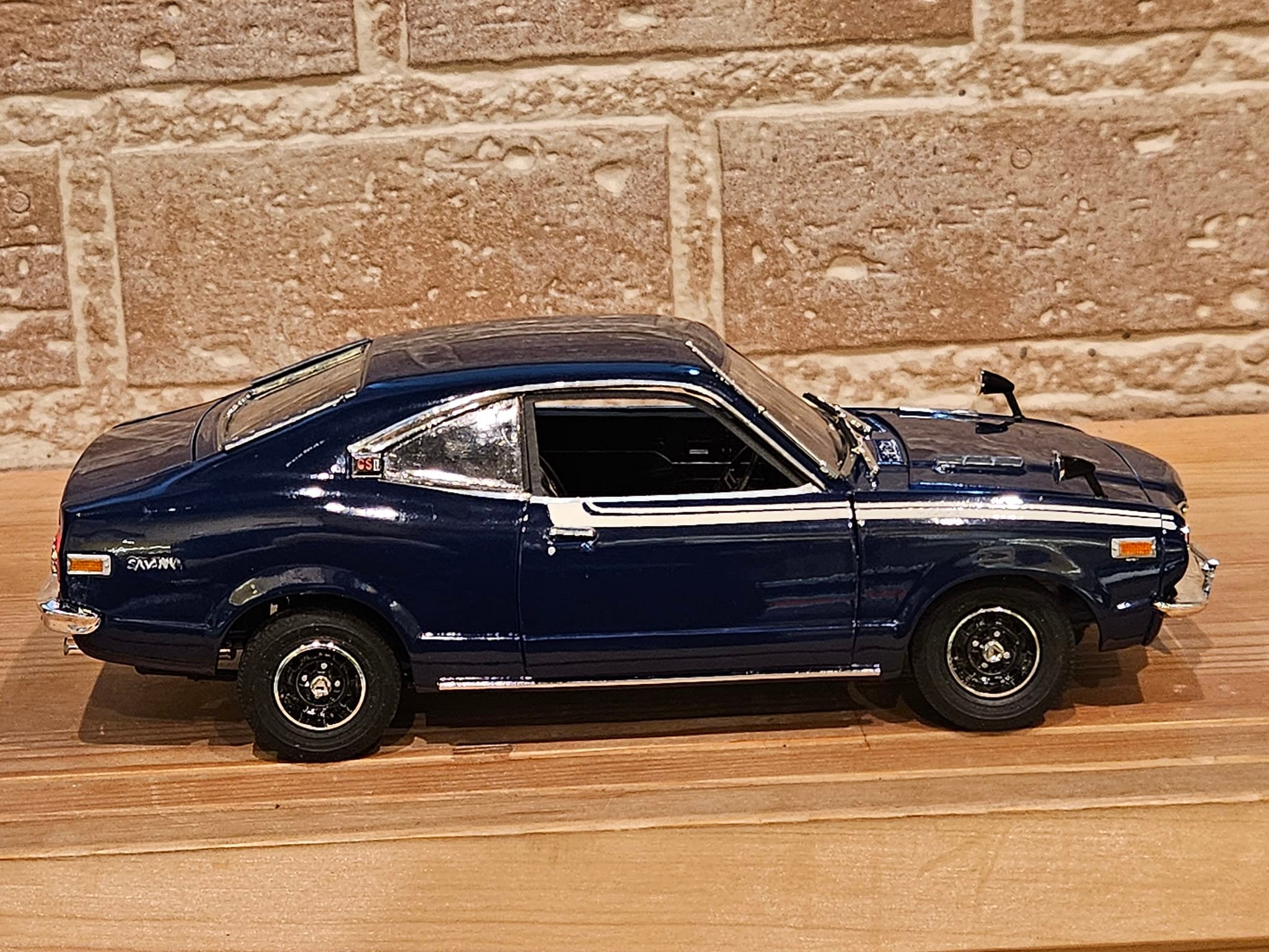 マツダサバンナロータリークーペGS2 バンダイ製 1/20 フロント