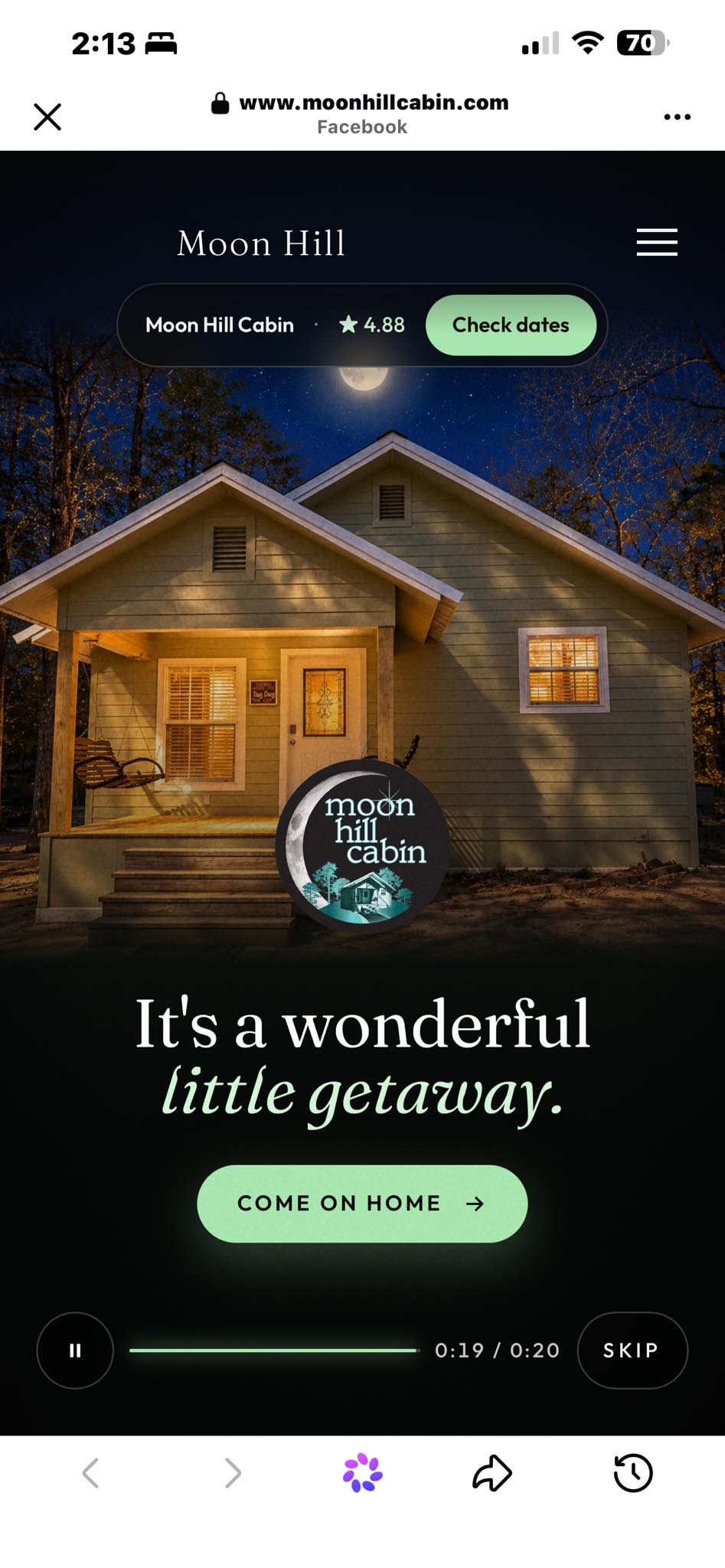 Moon Hill Cabin | Garden Valley TX