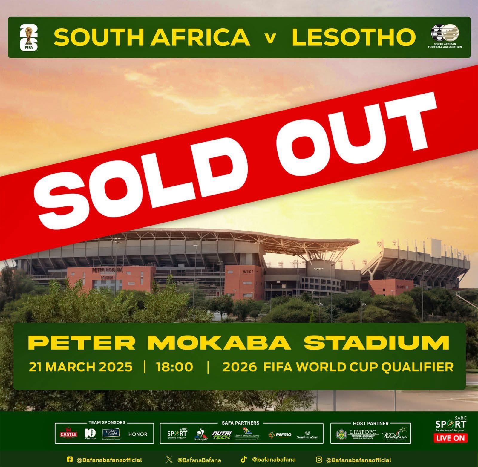 Around 40,000 tickets sold, out of the 43,000 made available for