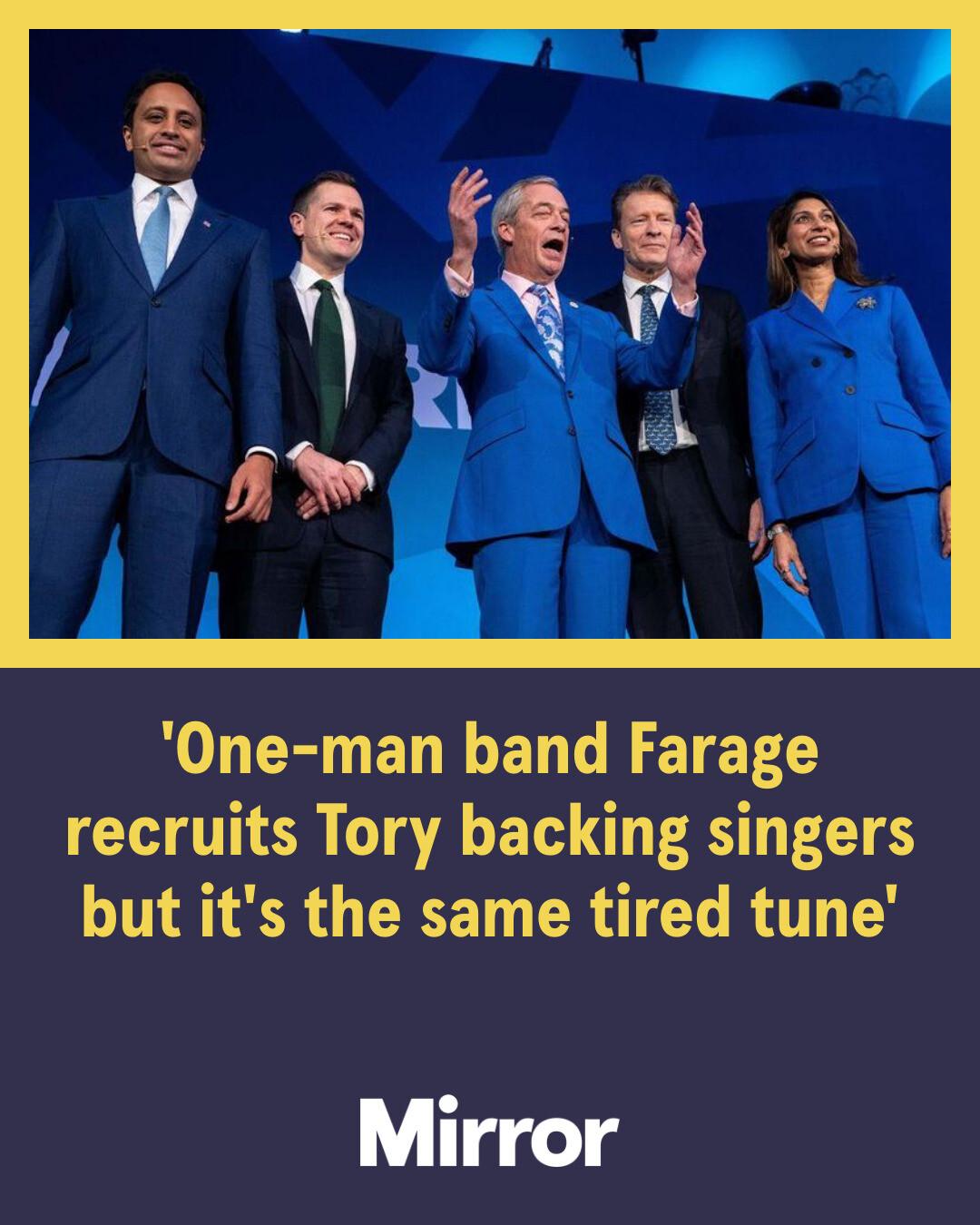 Mirror Politics - Nigel Farage unveiled his 'shadow... | Facebook