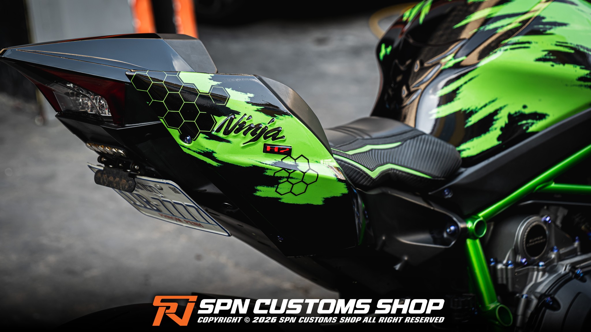 Kawasaki H2 Design by SPN Customs Shop For more information