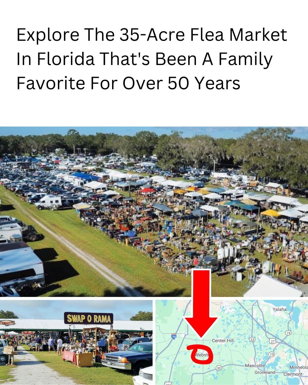 Florida - Wander through a sprawling 35-acre flea market that's been a ...