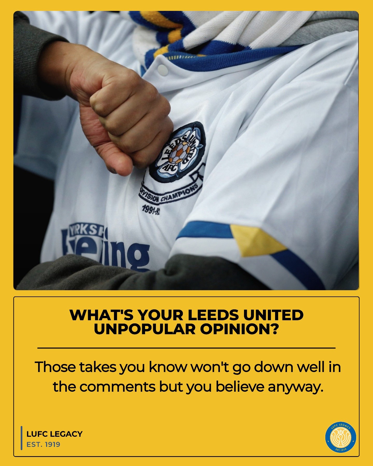 Maybe it's about a player everyone loved that you never rated