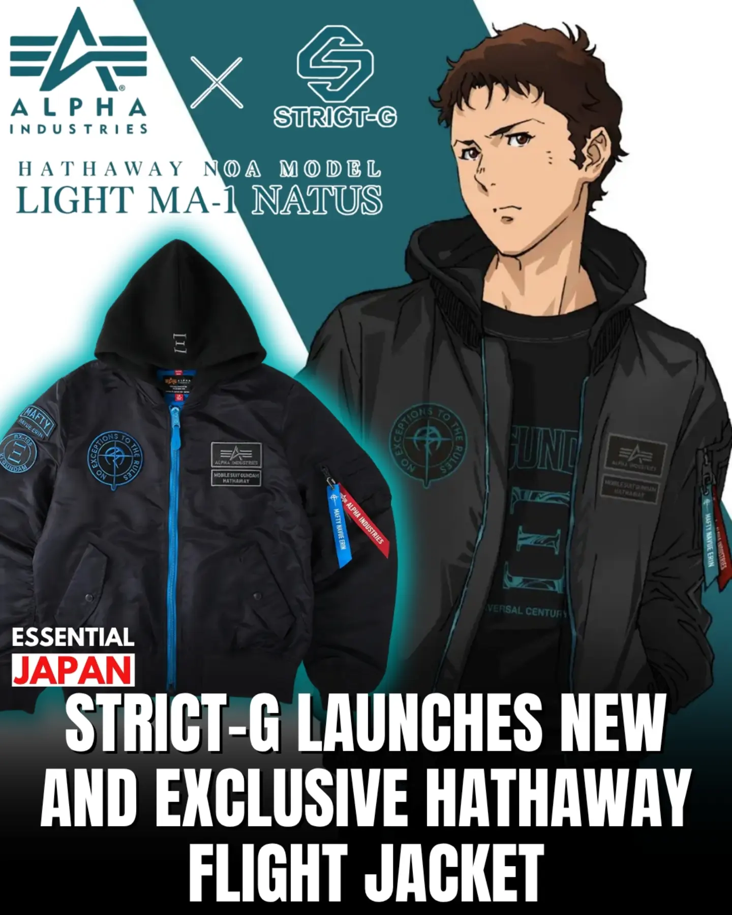 Bandai's dedicated Gundam fashion brand STRICT-G has announced an