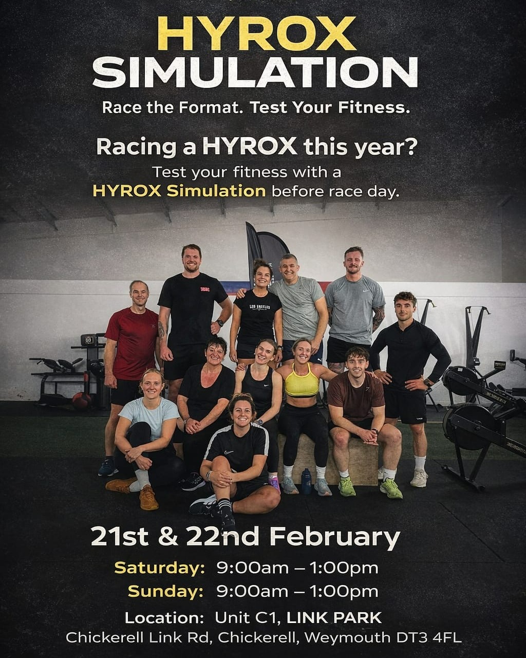 The Engine - 🔥 HYROX SIM IS BACK – THE ENGINE ROOM WEYMOUTH 🔥 Race ...