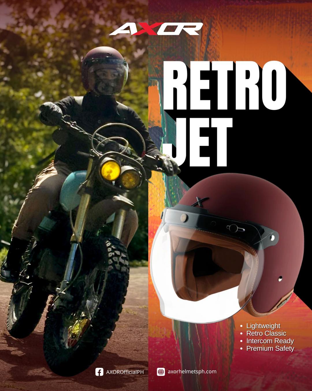 AXOR - Stay classic with premium safety. #axorhelmetsphilippines # ...