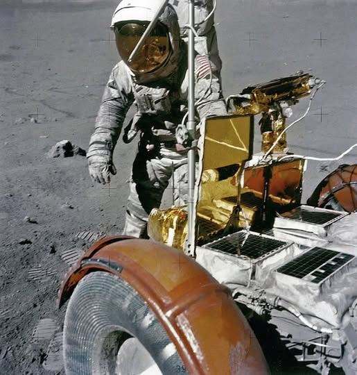 Apollo 16 photograph for Charlie Duke