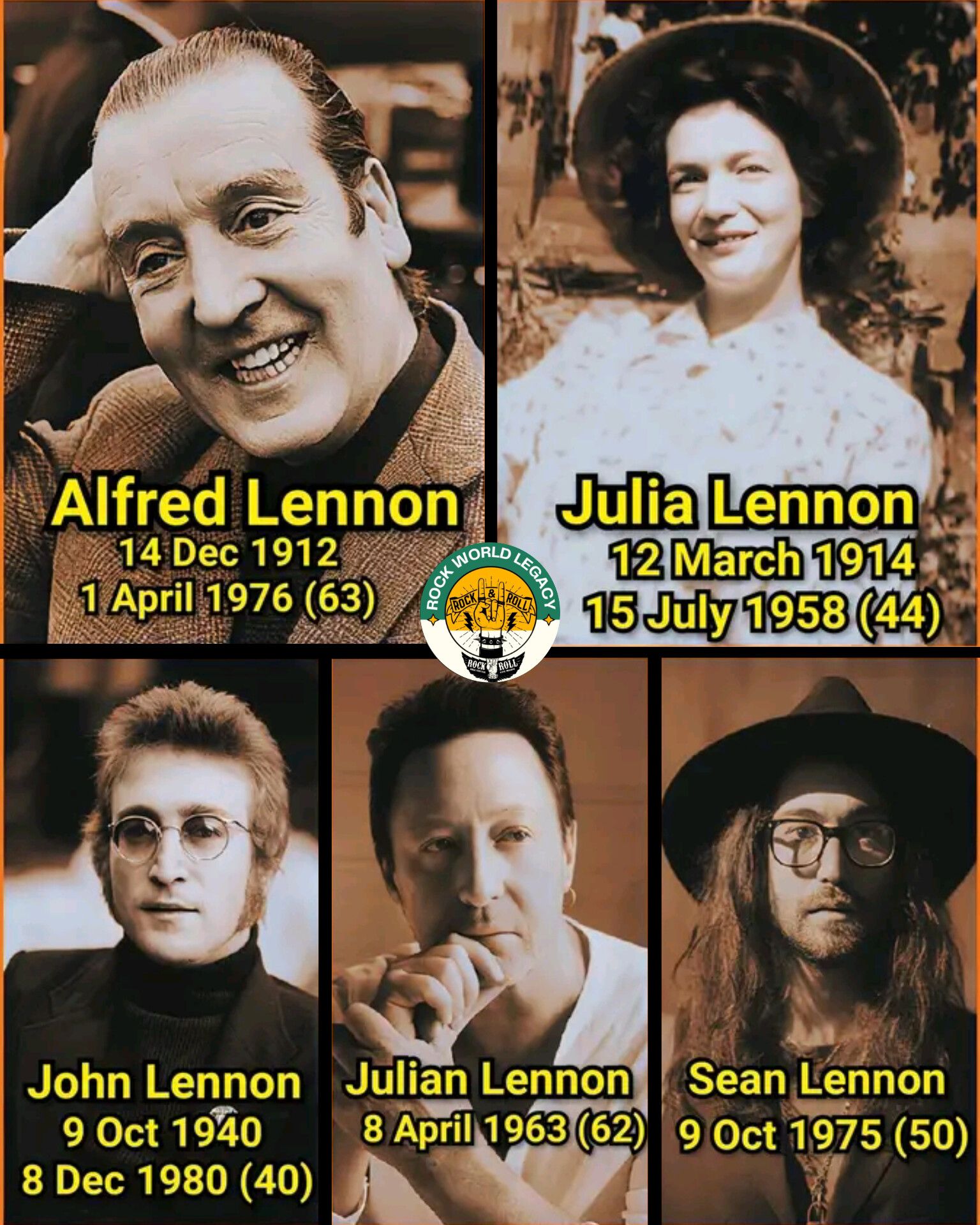 𝗝𝗼𝗵𝗻 𝗟𝗲𝗻𝗻𝗼𝗻 – 𝗙𝗮𝗺𝗶𝗹𝘆 𝗧𝗿𝗲𝗲 🎸☘️🔥 #JohnLennon